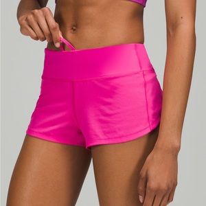 Lululemon sonic pink speed up shorts